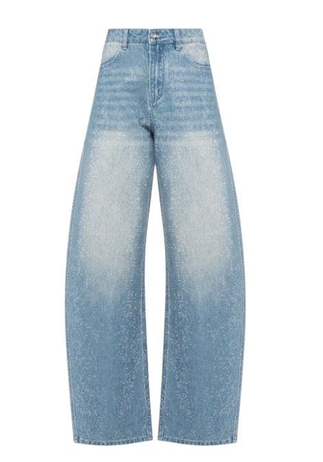 CHARON BLUE DENIM TWENTY FOURHAITCH | Trousers | A0107DEN62PBLU